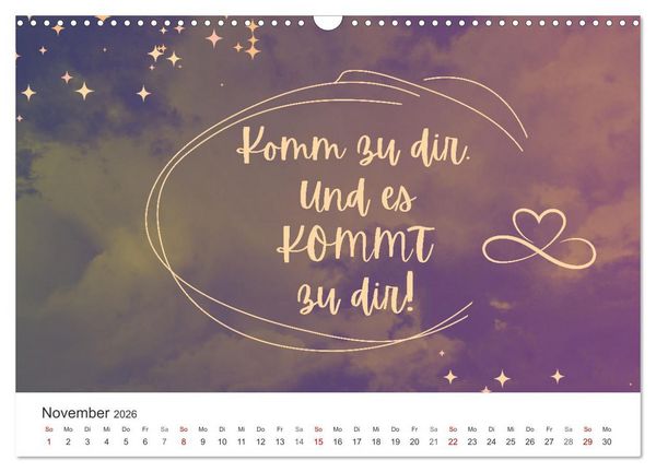 Produktbild: Lass Freude dein Kompass sein (Wandkalender 2026 DIN A3 quer), CALVENDO Monatskalender