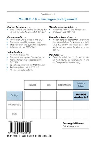 Produktbild: Ms-Dos 6.0