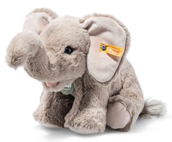 Produktbild: Steiff 065163 - Edie Elefant, sitzend, hellgrau, Pl&uuml;sch, 24 cm
