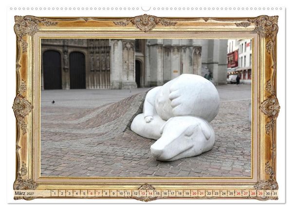 Produktbild: Hunde sind Kunst (Wandkalender 2027 DIN A2 quer), CALVENDO Monatskalender