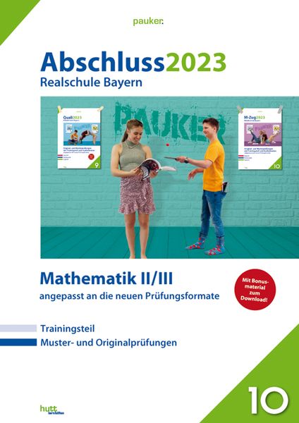 Produktbild: Abschluss 2023 - Realschule Bayern