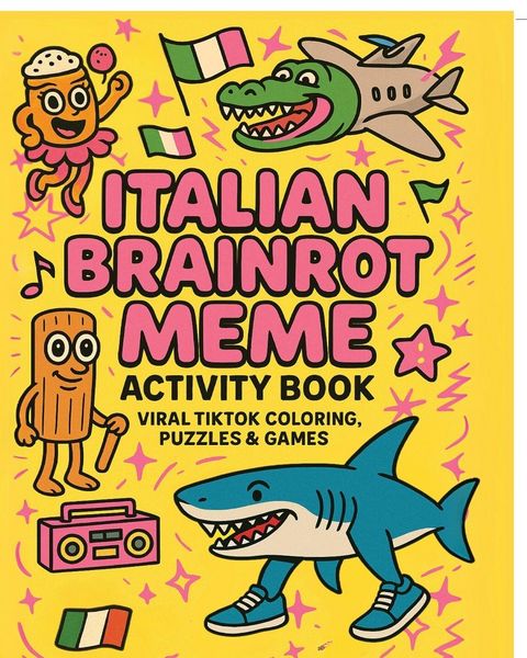 Produktbild: Italian Brainrot Meme Activity Book