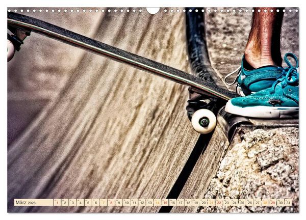 Produktbild: Skateboarding, so cool (Wandkalender 2026 DIN A3 quer), CALVENDO Monatskalender