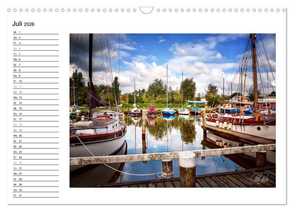 Produktbild: Friesland - am Vareler Hafen (Wandkalender 2026 DIN A3 quer), CALVENDO Monatskalender