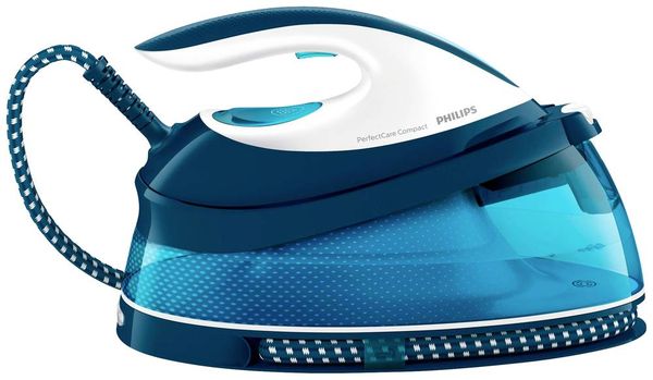 Philips Home PerfectCare Compact GC7840/20 Dampfbügelstation 2400W Blau-Weiß