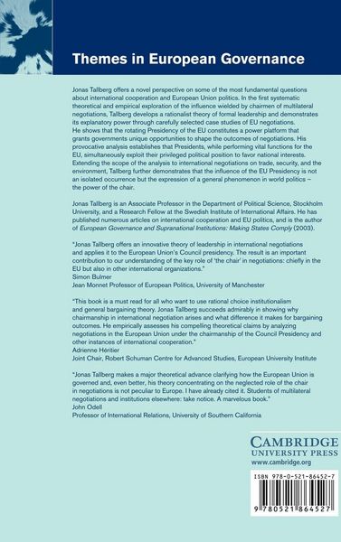 Produktbild: Leadership and Negotiation in the European Union