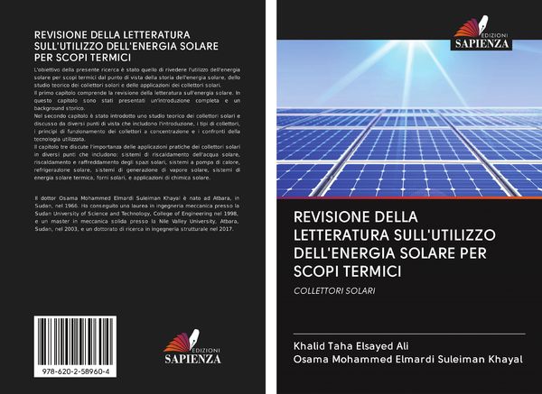 Produktbild: Revisione Della Letteratura Sull'utilizzo Dell'energia Solare Per Scopi Termici