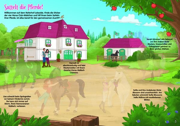 Produktbild: schleich&reg; Horse Club&trade; - Stickerbuch f&uuml;r Pferdefreunde