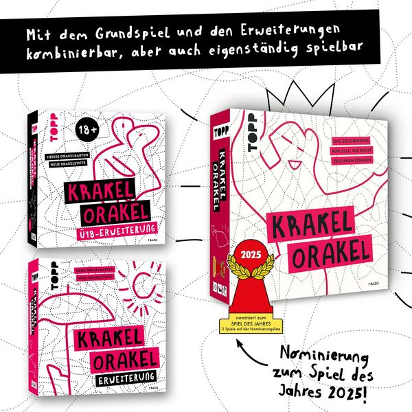 Produktbild: Krakel-Spektakel &ndash; Dreh die Scheibe und krakle mit 6 brandneuen Challenges
