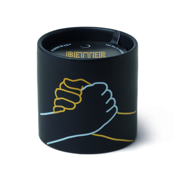 Produktbild: IMPRESSIONS "Black Ceramic Candle - Better Together - Incense & Smoke"