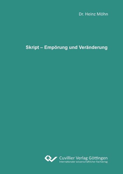 Produktbild: Emp&ouml;rung und Ver&auml;nderung