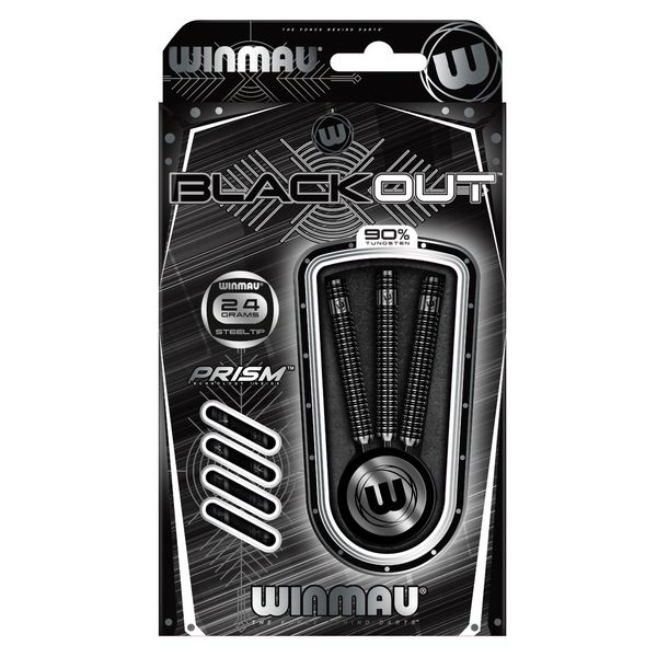 Produktbild: Winmau 7095.2 - Steeldart Winmau Blackout 1083-24g
