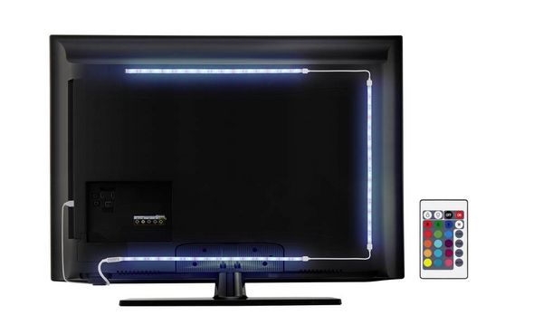Produktbild: Sygonix SY-5225288 LED-Streifen-Komplettset mit Stecker 5V 150cm RGB 1St.
