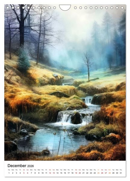 Produktbild: Rhythmic Nature (Wall Calendar 2026 DIN A4 portrait), CALVENDO 12 Month Wall Calendar