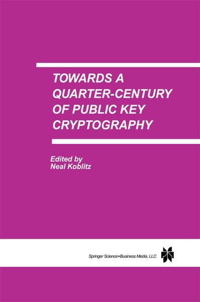 Produktbild: Towards a Quarter-Century of Public Key Cryptography