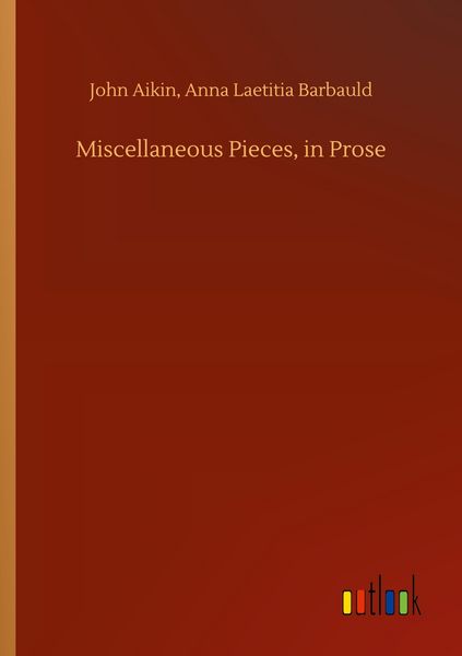 Produktbild: Miscellaneous Pieces, in Prose