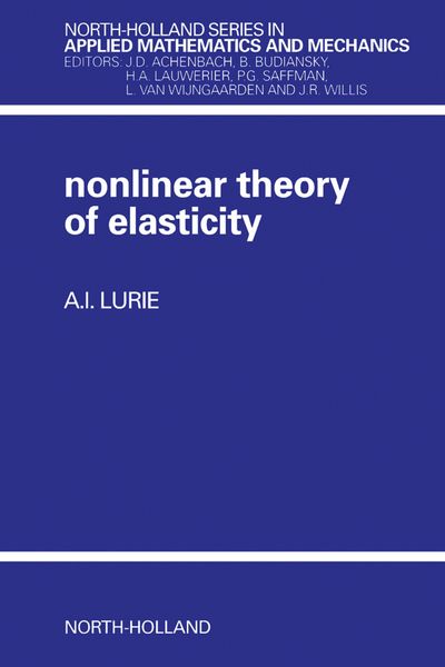 Produktbild: Non-Linear Theory of Elasticity