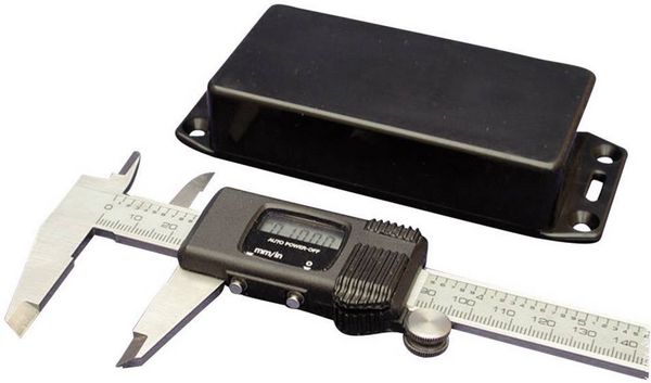 Produktbild: Hammond Electronics 1591TSFLBK Universal-Geh&auml;use 120 x 80 x 59 ABS Schwarz 1St.