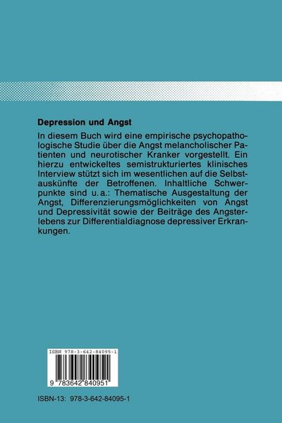Produktbild: Depression und Angst