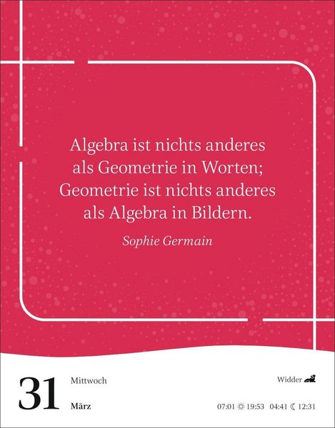 Produktbild: Starke Worte von starken Frauen Tagesabrei&szlig;kalender 2027