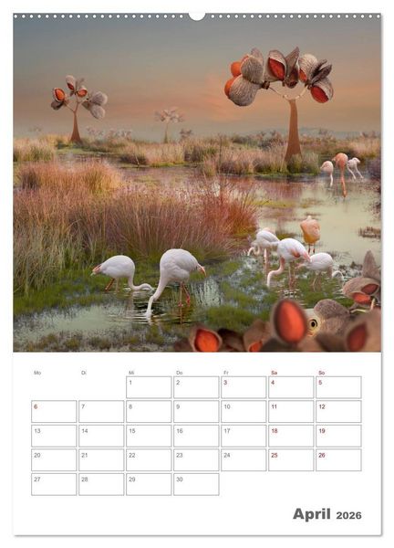 Produktbild: Surrealistische Reisen (hochwertiger Premium Wandkalender 2026 DIN A2 hoch), Kunstdruck in Hochglanz