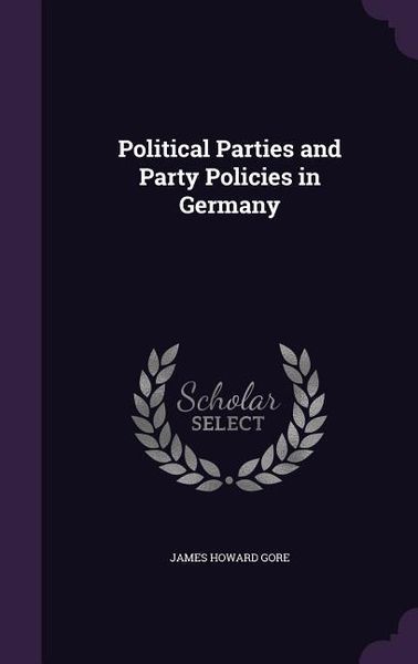 Produktbild: Political Parties and Party Policies in Germany