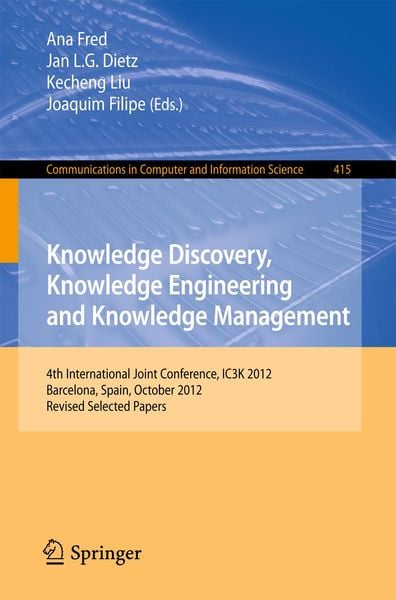 Produktbild: Knowledge Discovery, Knowledge Engineering and Knowledge Management