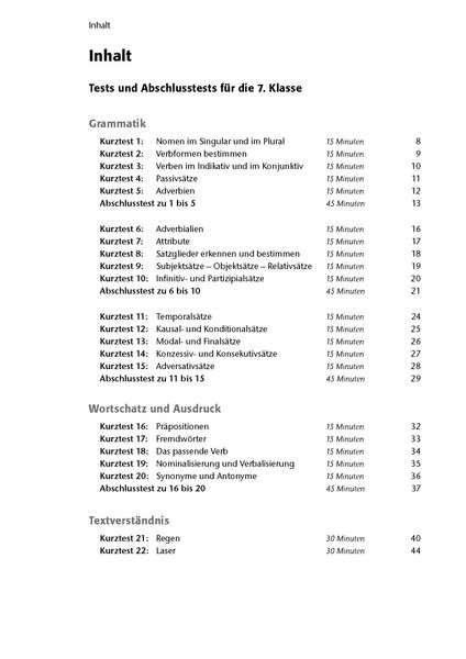 Produktbild: Fit in Test und Klassenarbeit &ndash; Deutsch 7./8. Klasse Gymnasium