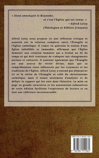 Produktbild: L'&Eacute;vangile et l'&Eacute;glise