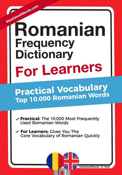 Produktbild: Romanian Frequency Dictionary For Learners - Practial Vocabulary - Top 10000 Romanian Words