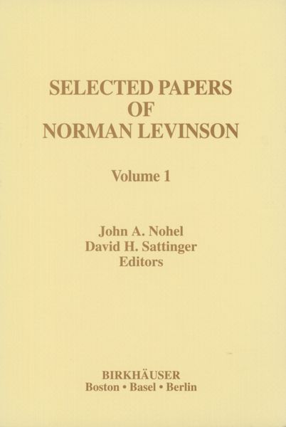 Produktbild: Selected Papers of Norman Levinson