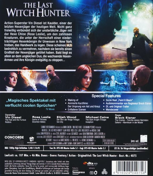 Produktbild: The Last Witch Hunter
