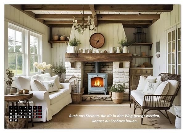 Produktbild: Cottage und Landleben (Wandkalender 2026 DIN A2 quer), CALVENDO Monatskalender