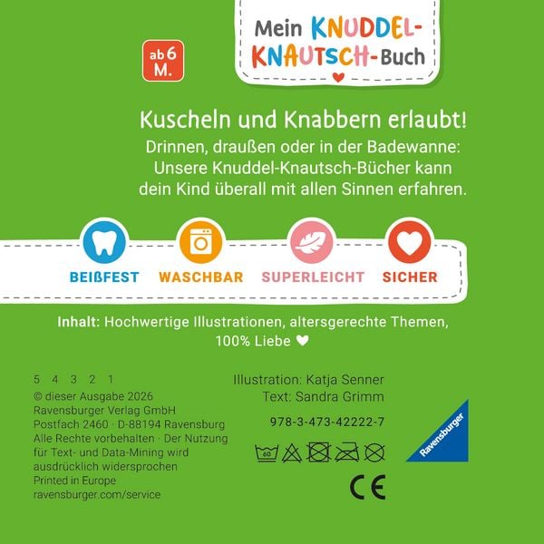 Produktbild: Mein Knuddel-Knautsch-Buch: Mein Traktor