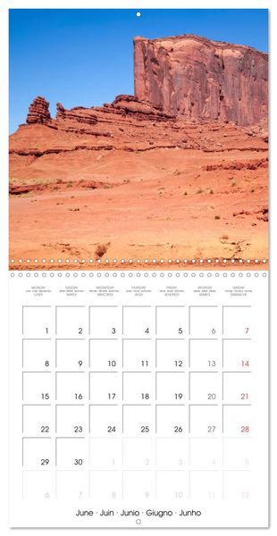 Produktbild: Monument Valley &ndash; Gorgeous Scenic Views (Wall Calendar 2026 12 &times; 12 Inch) CALVENDO 12 Month Wall Calendar