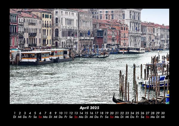 Produktbild: Venedig 2025 Fotokalender DIN A3