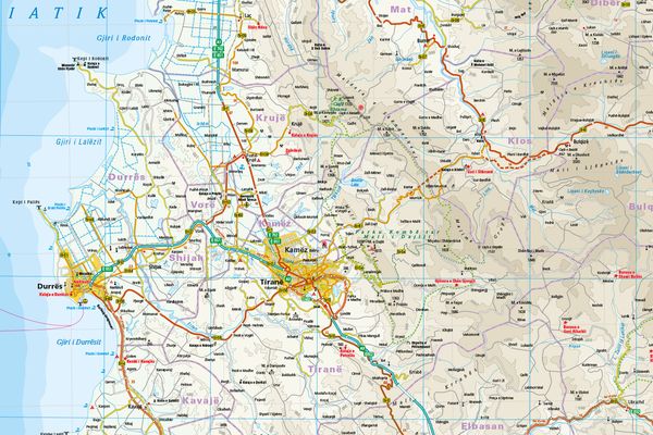 Produktbild: Reise Know-How Landkarte Albanien / Albania (1:220.000)