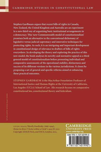 Produktbild: The New Commonwealth Model of Constitutionalism