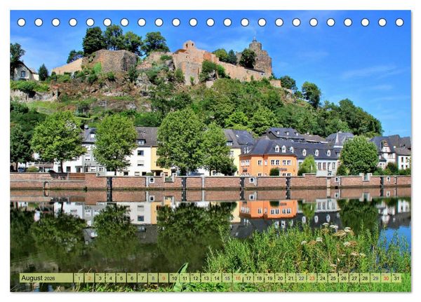 Produktbild: Saarburg - Ein sehenswertes St&auml;dtchen an der Saar (Tischkalender 2026 DIN A5 quer), CALVENDO Monatskalender