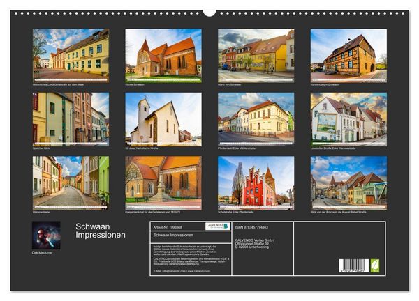 Produktbild: Schwaan Impressionen (Wandkalender 2026 DIN A2 quer), CALVENDO Monatskalender