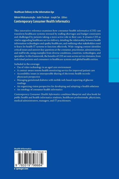 Produktbild: Contemporary Consumer Health Informatics