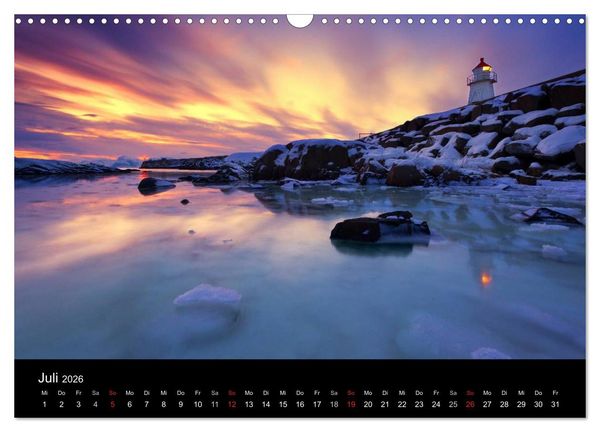 Produktbild: Norwegen (Wandkalender 2026 DIN A3 quer), CALVENDO Monatskalender