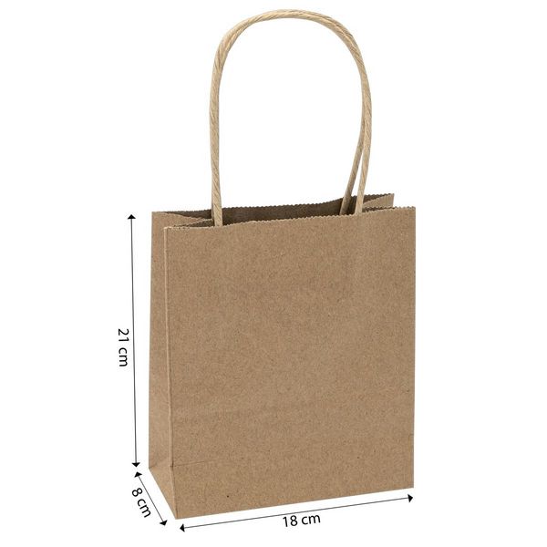 Produktbild: Idena Papiert&uuml;ten braun 18x21x8cm 20 St&uuml;ck