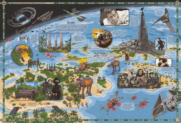 Produktbild: Star Wars: Der gro&szlig;e Atlas der Galaxis - Kartografie, Zeitabl&auml;ufe & Historische Figuren