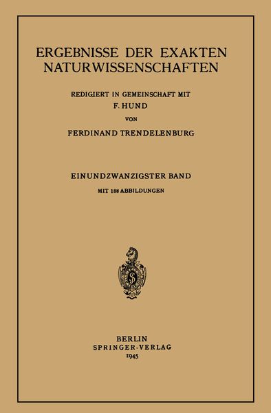 Produktbild: Ergebnisse der Exakten Naturwissenschaften