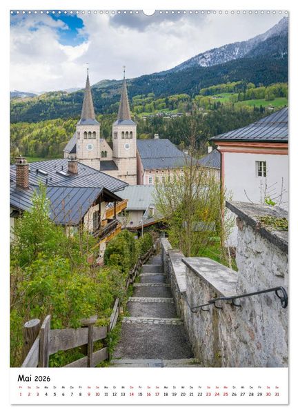 Produktbild: Willkommen im Berchtesgadener Land (hochwertiger Premium Wandkalender 2026 DIN A2 hoch), Kunstdruck in Hochglanz