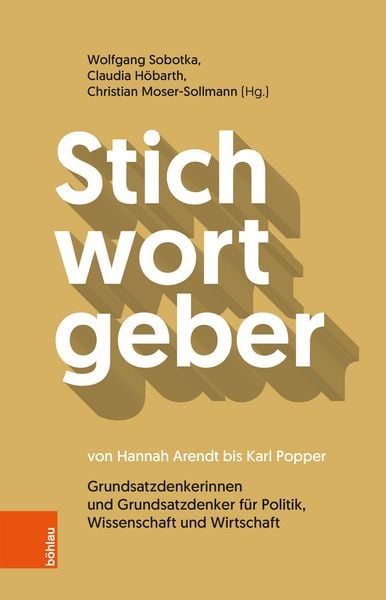 Produktbild: Stichwortgeber von Hannah Arendt bis Karl Popper