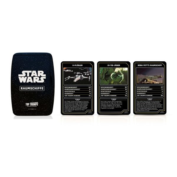 Produktbild: Top Trumps Star Wars Raumschiffe Collectables