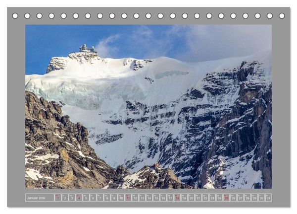 Produktbild: Gr&uuml;ezi in den Schweizer Bergen (Tischkalender 2026 DIN A5 quer), CALVENDO Monatskalender