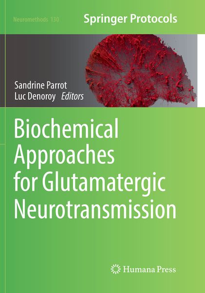 Produktbild: Biochemical Approaches for Glutamatergic Neurotransmission